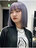 ミルクティーベージュケアブリーチハイトーンカラーダブルカラー