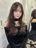 ロンドガーネット 池袋(Lond garnet) ワイドバングイメチェン美髪外ハネボブ+レイヤーカット韓国/池袋