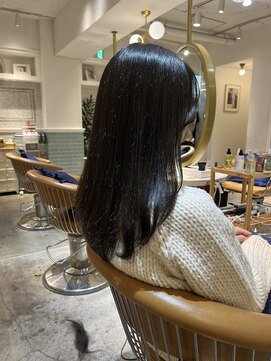 ロンド シャルム 吉祥寺(Lond charme) ミニウルフ黒染め髪質改善縮毛矯正酸性ストレートレイヤー吉祥寺