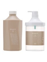 【step7】キューティクル補修、補修成分の定着：好みの仕上がりに合わせたCCクリームでキューティクル補修