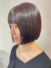 クララジャパン ヒョウゴ(CLALA JAPAN Hyogo)&nbsp;ボブ　ミルクティーベージュ　艶髪　髪質改善カラー　ショート