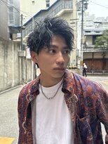 ロンド ローガン 名駅(Lond LOGAN)&nbsp;メンズ爽やかアップバングスタイル