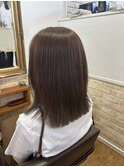 まとまる◎ミディアムヘア×アッシュカラー【カミケン黒岩店】