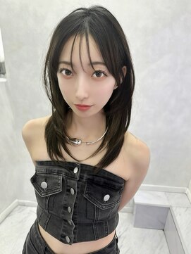 スカイ 本店(SKY) Chell_韓国レイヤーに顔周りカットと水光トリートメントで艶髪！