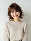 ボブ×ウォームブラウンでツヤ感たっぷり【夙川/苦楽園/西宮】