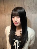 ニア 浅草(Nia)&nbsp;レイヤーカット／透明感ブラックカラー