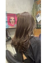 【オーガニックカラー×ブラウンベージュ】《HanaWa恵比寿》