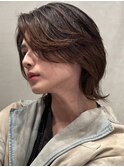 men's/メンズ/フェザーパーマ/黒染め/韓国