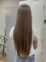 ヘアプレイスソル (HAIR PLACE SoL)&nbsp;透明感アッシュグレージュ/ストレート/ロング