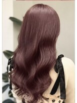 ルノヘアー(Lunohair)&nbsp;大人可愛いピンクブラウン×小顔カット×ブリーチなしカラー