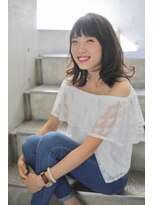 ニコアヘアデザイン(Nicoa hair design)&nbsp;夏、躍動感あふれるミディアムスタイル