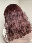 ベリーピンク/ロブヘア/アッシュピンク/ミルクティーピンク