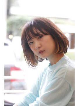 ツネ ヘアアンドヘッドスパ(TsuNE hair&head spa) インナーカラーボブ