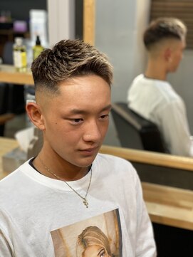 メンズ ラピス(Men's Lapis) フェードショートバング
