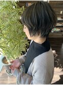【YuKuRu  HAIR  FACTORY 】グレイジュカラー×大人ショートボブ