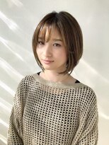 ヘアーアンドスパ フェリーチェ ミチ 野田屋町店(HAIR&SPA felice MICHI) 【felice MICHI島田和也】30代40代ナチュラルボブ