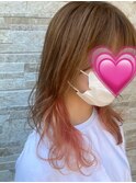 ヴァイオレットピンクからの脱染