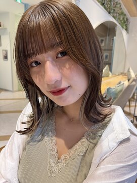 ロンドルーチェ 心斎橋(Lond luce) ケアブリーチダブルカラー×レッドブラウン【心斎橋】