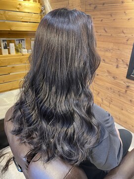 ネスタ ヘアー グラウンド(NESTA hair ground) 暗めのグレージュで色艶長持ち透明感カラー