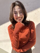 ヴィンスジオ 岐阜駅南(vince gio)&nbsp;透明感グレージュ / ナチュラル韓国ヘア / 大人くびれミディアム