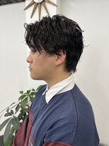 ピープスアンドスー 表参道 渋谷(Peeps&Suu.) メンズカット 無造作パーマ ビジネスマンショート