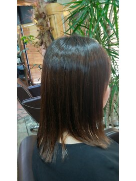 ロッソバイアルター 鎌取(ROSSO by aL-ter) 【ミディアム/マチルダボブ/ピンクベージュ/ウルフ】石橋奈津子