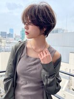 アンド ストーリーズ(&STORIES)&nbsp;大人可愛い小顔ひし形クビレ丸みボブ20代30代40代大人ショート