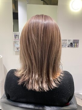 アフロディーテギンザ 日本橋人形町店(APHRODITE GINZA) 前髪/マチルダボブ/インナーグレージュ/30代40代/人形町