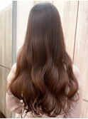 透明感ブラウンカラー！