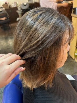 美容室フレスコ ハイライト×グラデーション×レイヤー