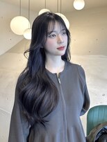 アオ(ao.)&nbsp;【ミネイヒナ指名限定】艶々ラベンダーグレーと盛れる顔周り