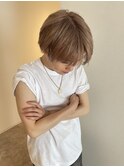 Wカラー ミルクティーベージュ