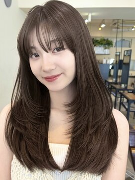 コート 表参道(Cote) Cote 美髪/ダークアッシュ/セミディ/前髪カット/韓国レイヤー