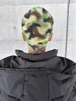 レコ 渋谷(LECO) カモフラ坊主アートヘア