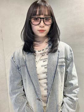 ペレ 梅田(PELE) 前髪/アンブレラカラー/こなれミディ/イメチェン/ウェーブパーマ