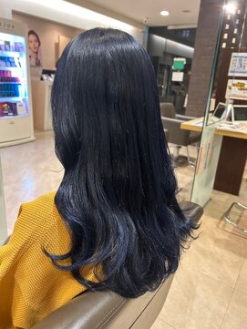 エヌアンドエーコンティ(N&A CONTi) 秋のブルー系バレイヤージュ/ハイライト/髪質改善Tr・秋カラー