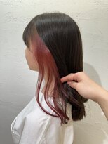 プライズ 成増店(prize)&nbsp;インナーカラー×ピンクレッドカラーダブルカラー成増