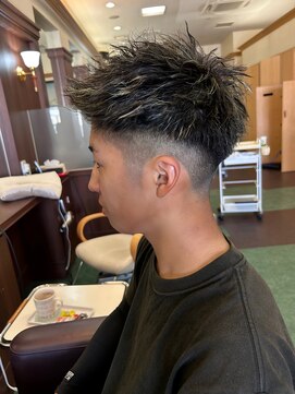 シャンプー ボーイ 宮崎柳丸店(SHAMPOO BOY) ツイストスパイラル/ハイライト