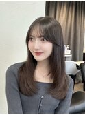 レイヤーカット/韓国ヘア/顔まわりカット/銀座