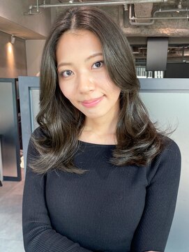 アルバム 銀座(ALBUM GINZA) フェミニンロング似合わせカットマロンベージュ_ba496141