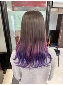 グラデーションカラー パープル