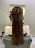 【ハーフカチモリ】恵比寿/恵比寿駅/ヘアセット/早朝/ヘアメ