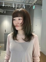 テクネ 天神大名(techne)&nbsp;天神大名顔周りレイヤーカットミディアムボブタッセルボブ今泉