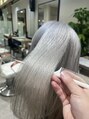 アース 東神奈川店(HAIR & MAKE EARTH)&nbsp;髪質改善カラー【ホワイトシルバー】