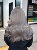 ホワイトグレージュアッシュシルバーミルクティーベージュ