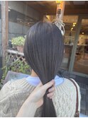 透け感グレージュ