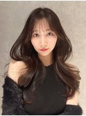 レイヤーカット/前髪カット/韓国サロン/くびれ巻き/名古屋/栄