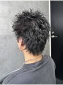 スパイキーショートフェザーパーマ