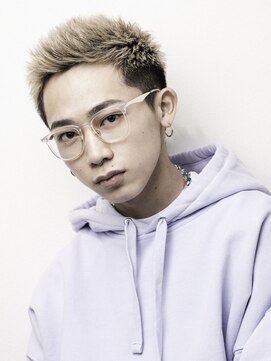 ゴート(GOATO) ベリーショートモヒカン　ブリーチ