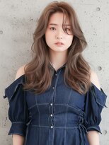 ニューヨークニューヨーク なんば道頓堀店(NYNY)&nbsp;韓国ヘア レイヤーカット／ミルクベージュ